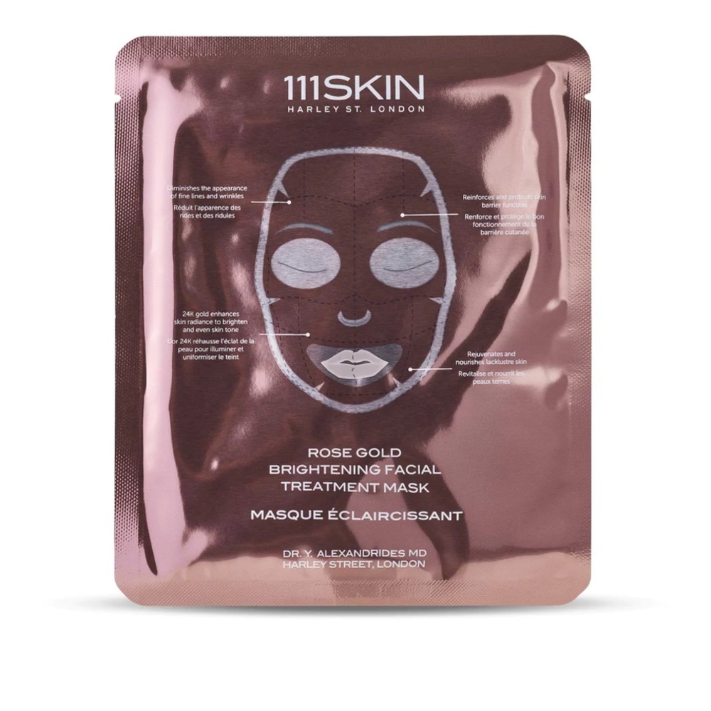 111SKIN Rose Gold Brightening Facial Treatment Masks (5 Pack) - NWT - Picture 2 of 5